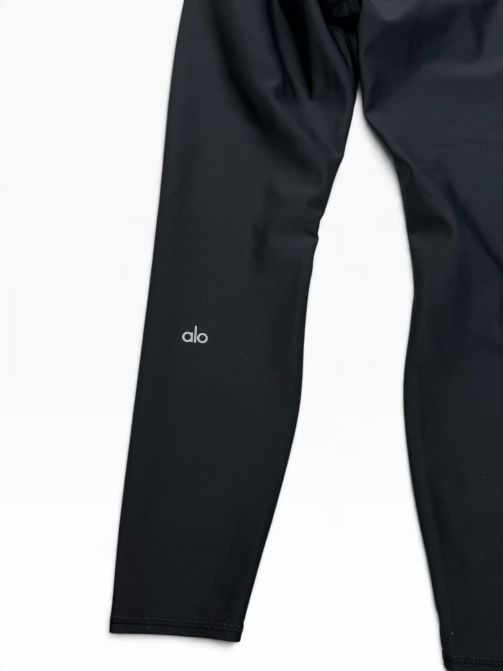 Alo Yoga 7/8 High-Waist Airlift Legging Small Black Sculpting Yoga Preloved - Picture 3 of 7